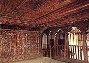 Excessively decorated mansion in Siatista